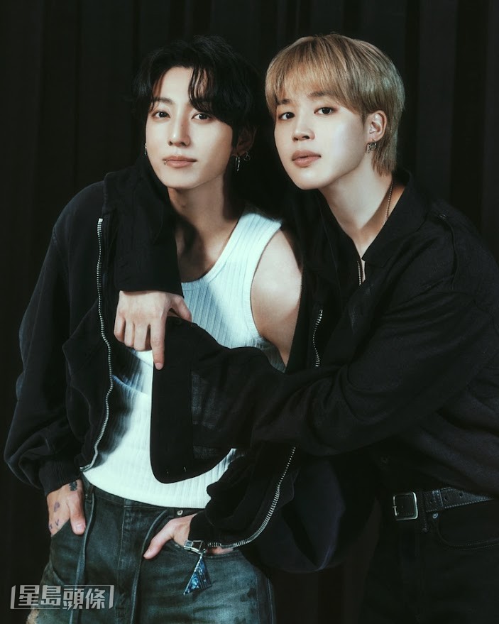 威脅V的狂迷估計是一名瘋狂迷戀Jimin（右）和Jungkook的Jikook（國旻）CP粉。
