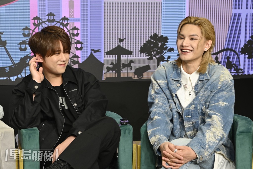  姜濤指他們4人都喜歡韓風，故此特別啱Key。