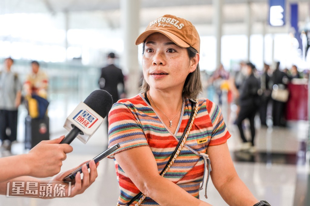 黃女士與14位好友相約前往台灣,不擔心地震傳聞。 黃女士與14位好友相約前往台灣,不擔心地震傳聞。