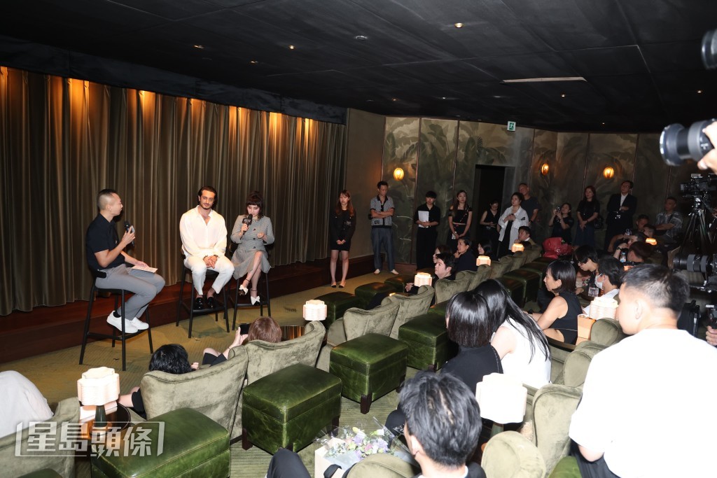 Josie、Iman在席上分享。 Josie、Iman在席上分享。