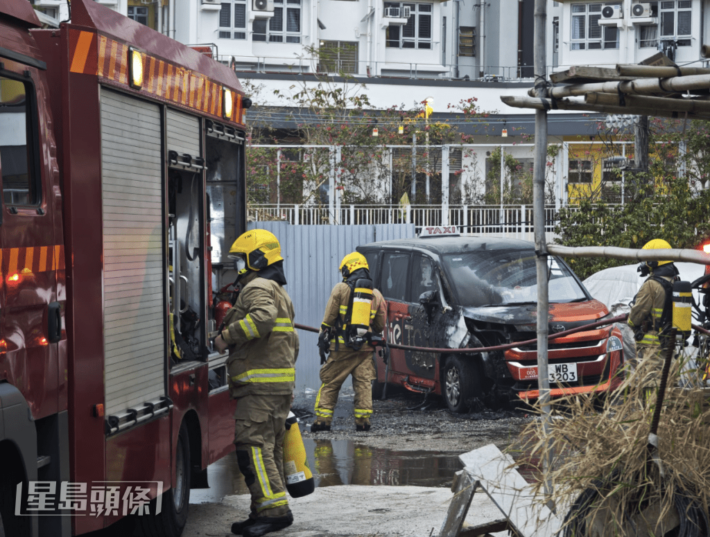 消防到場將火救熄。黎志偉攝