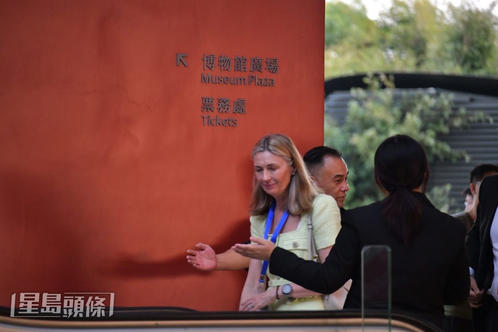 金管局舉辦國際金融領袖投資峰會，大會於故宮博物館接待來賓。（陳極彰攝）  ​