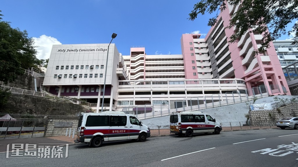 女童在學校墮樓亡。蔡楚輝攝 女童在學校墮樓亡。蔡楚輝攝