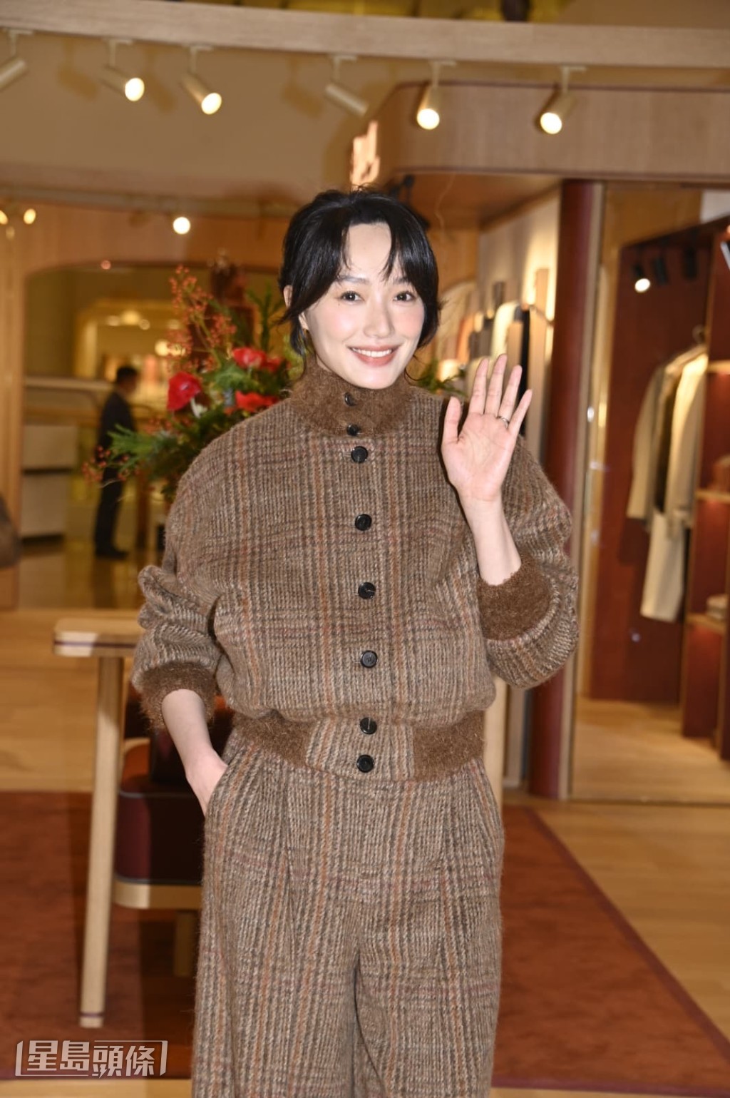 蔡思韵婚後首次在香港出席公開活動。