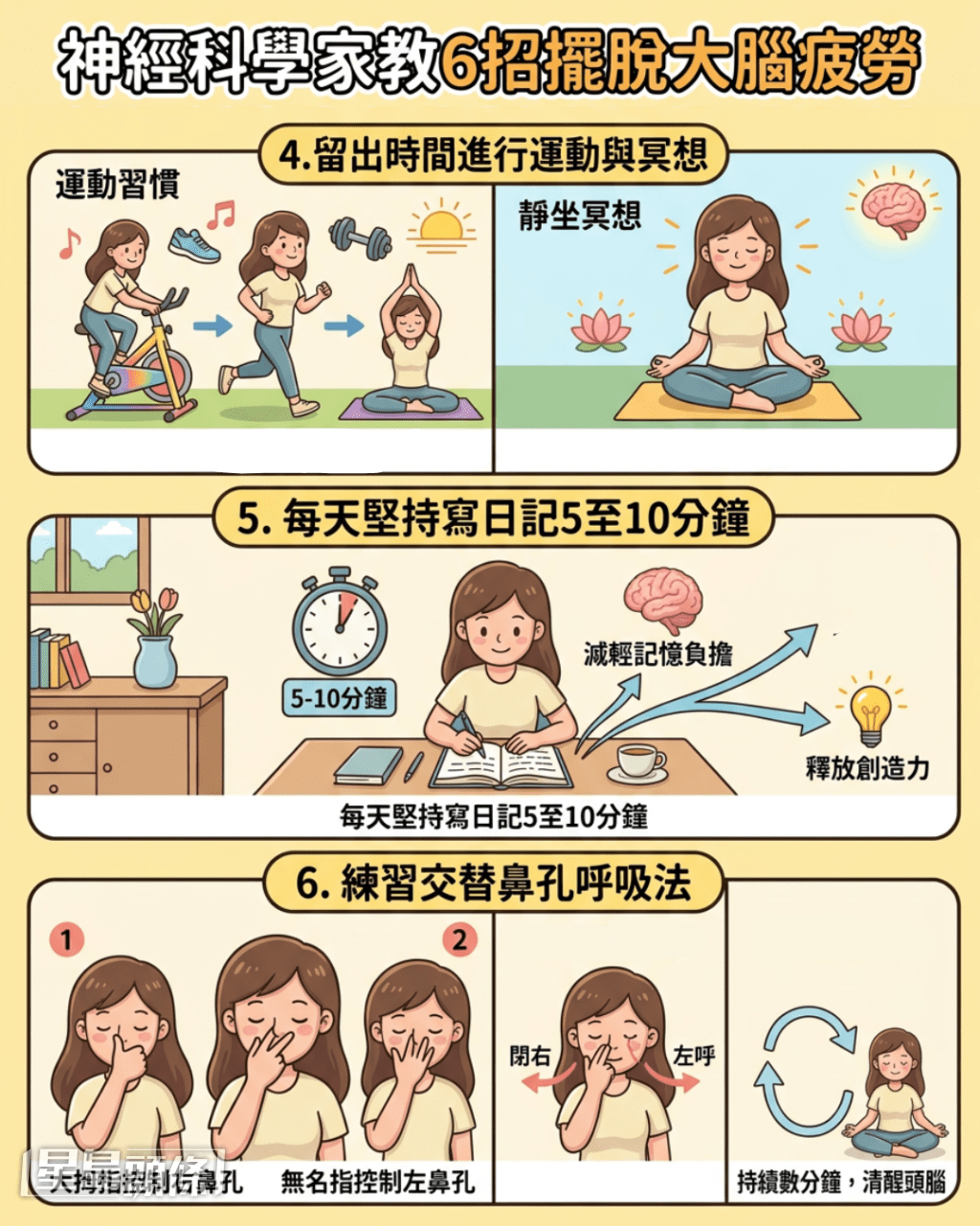神經科學家教6招擺脫大腦疲勞 神經科學家教6招擺脫大腦疲勞