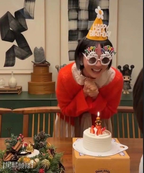 兒子催孫藝珍吹蠟燭，因為他要食炸雞。