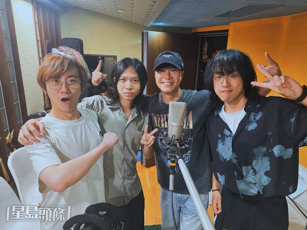 Alan與Hey Joe Trio合照留念。