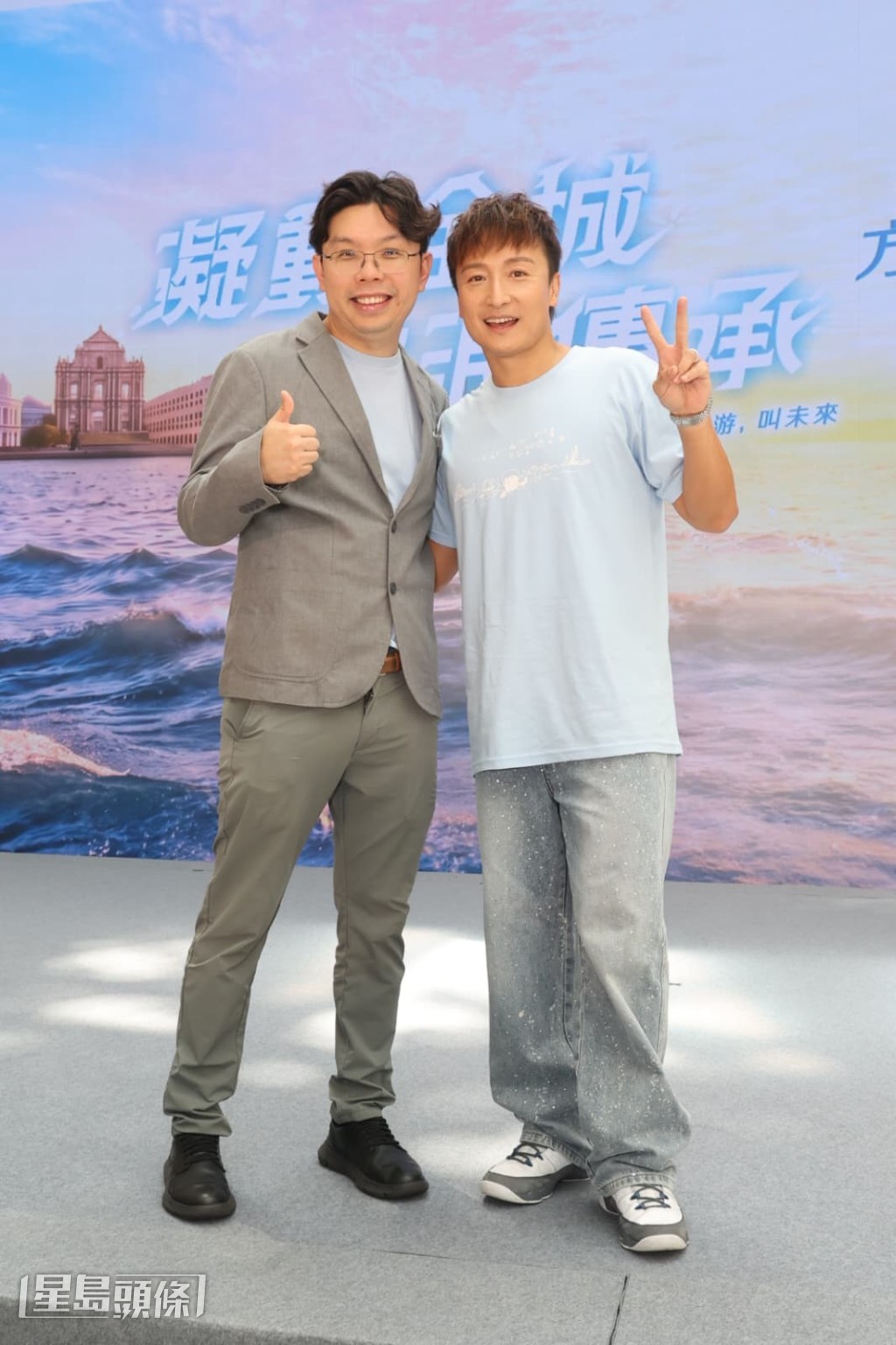 好友沈慧林也有到場支持。 好友沈慧林也有到場支持。