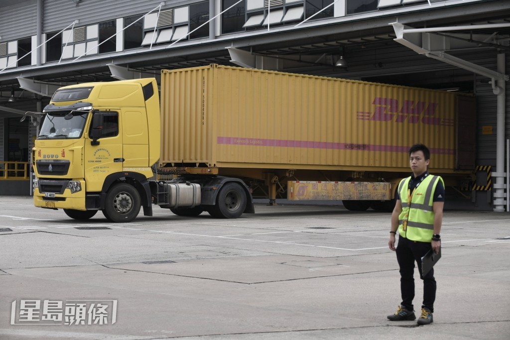 DHL express第三期扩建工程投资32亿元。陈浩元摄