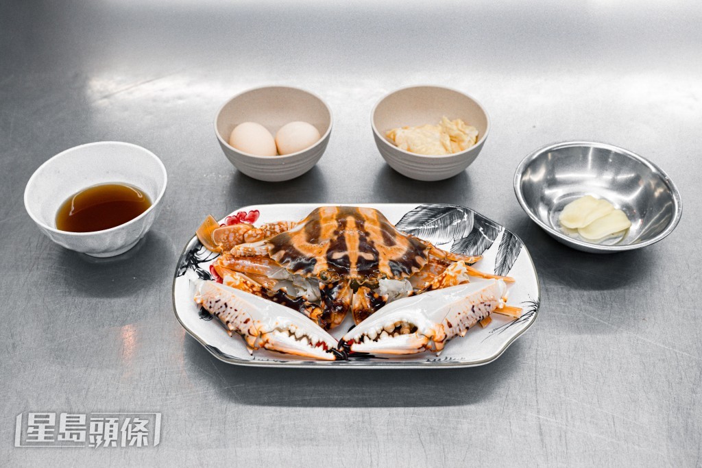 雞油花雕蟹材料簡單