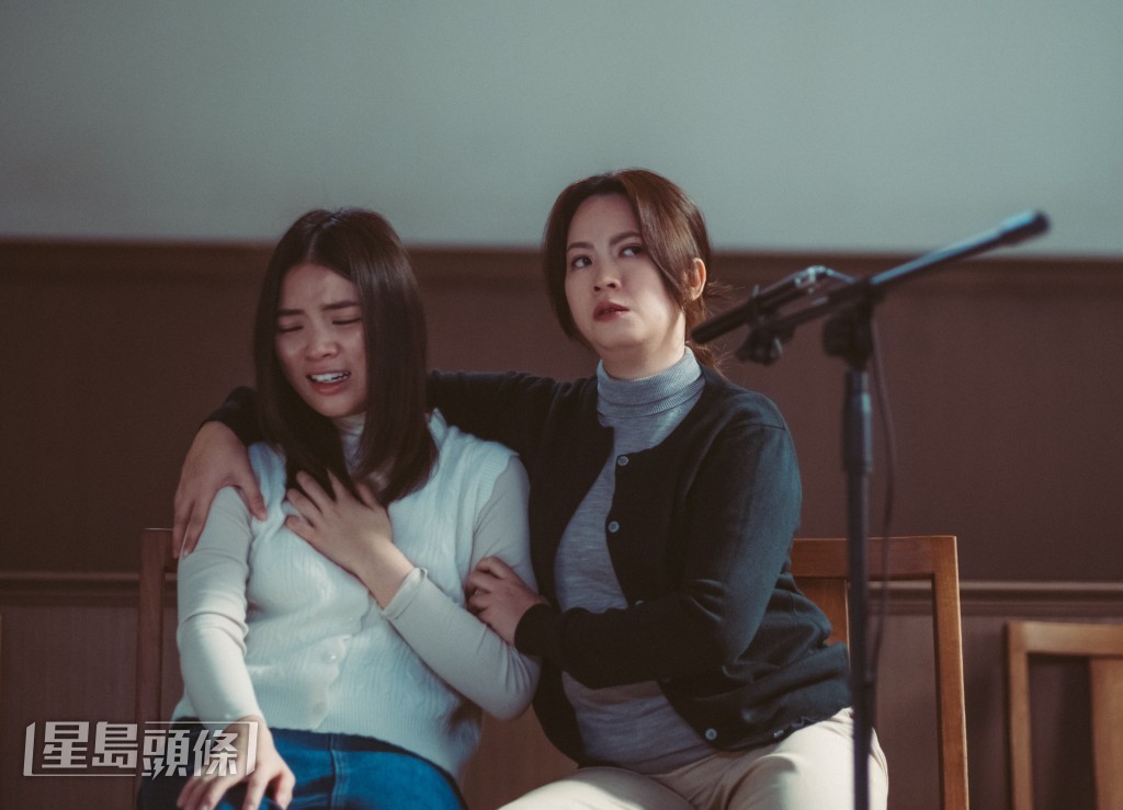 吳文懿（左）擔正「少女殺嬰案」主角，自爆當初因身形微胖而得到演出機會。