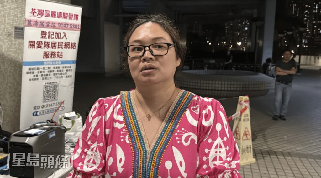劉小姐形容當時室內環境極度悶熱,實在無法忍受,唯有下樓到地面「抖涼」避暑。黎志偉攝 劉小姐形容當時室內環境極度悶熱,實在無法忍受,唯有下樓到地面「抖涼」避暑。黎志偉攝