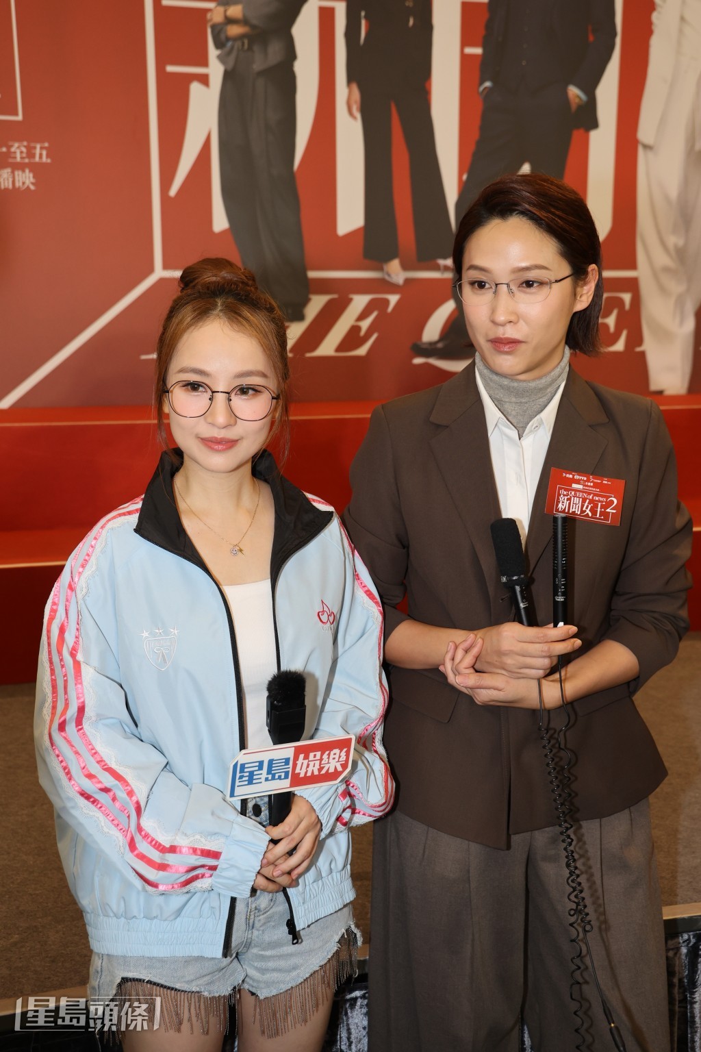 蔣祖曼期待跟佘詩曼一起以「女女CP」搵真銀。 蔣祖曼期待跟佘詩曼一起以「女女CP」搵真銀。