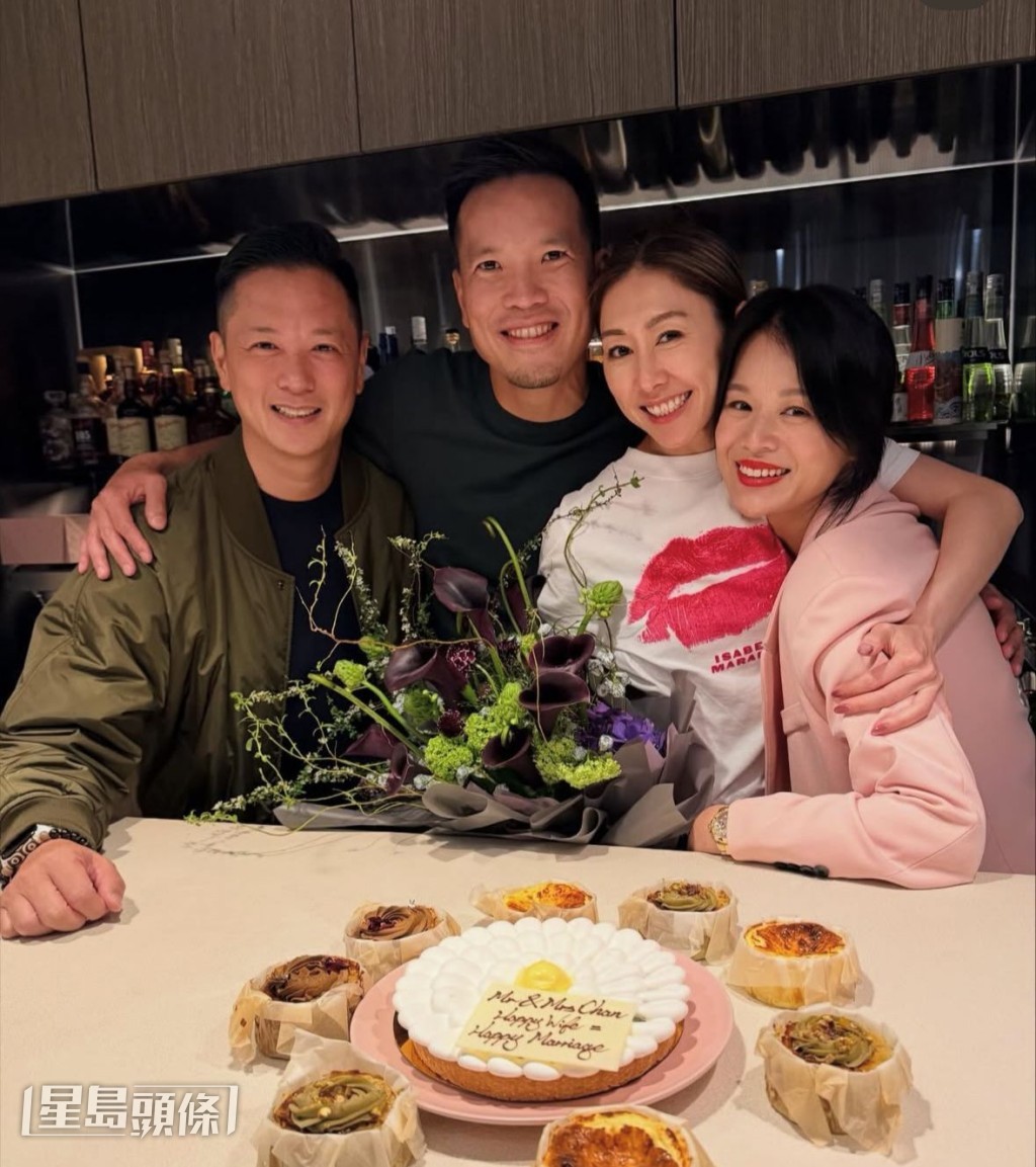 定欣唔介意胡杏兒出席莊思敏婚禮，坦言姊妹們都有各自朋友。