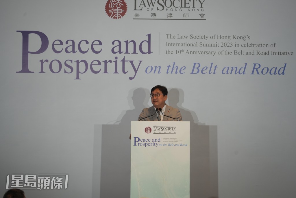 香港律师会会长陈泽铭。吴艳玲摄