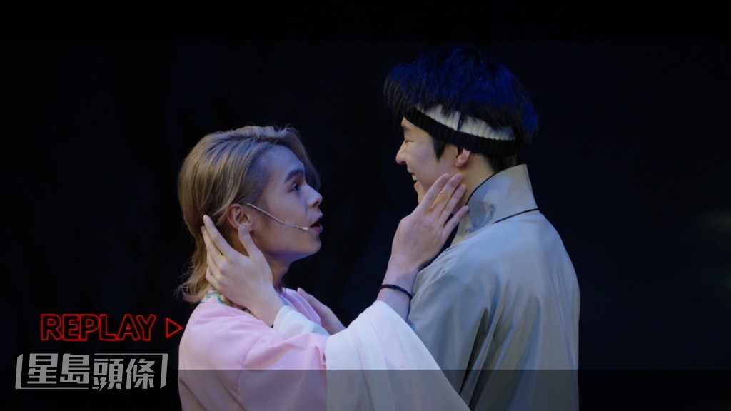 Ian跟Tiger演得投入。 Ian跟Tiger演得投入。