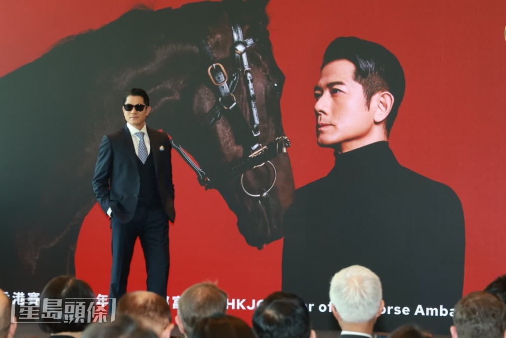 郭富城與愛駒「舞林密碼」首次一起拍廣告。