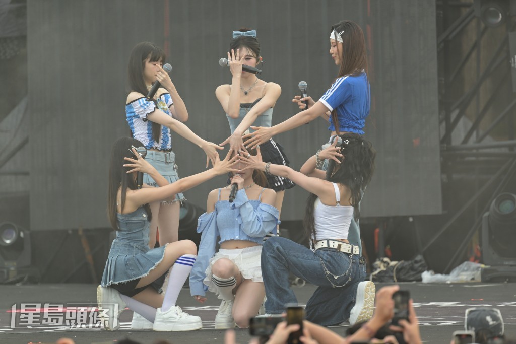 港產女團 SMORZ六位成員剛於今年5月在韓國出道，今次是她們首次在香港舞台演出。