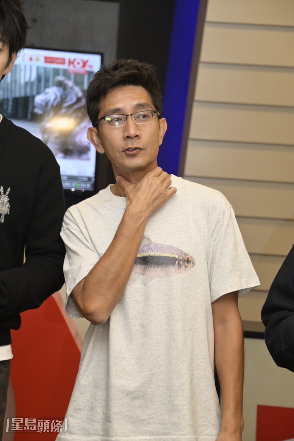 飾演保安隊隊長的李尚正，在劇中不時爆出金句。