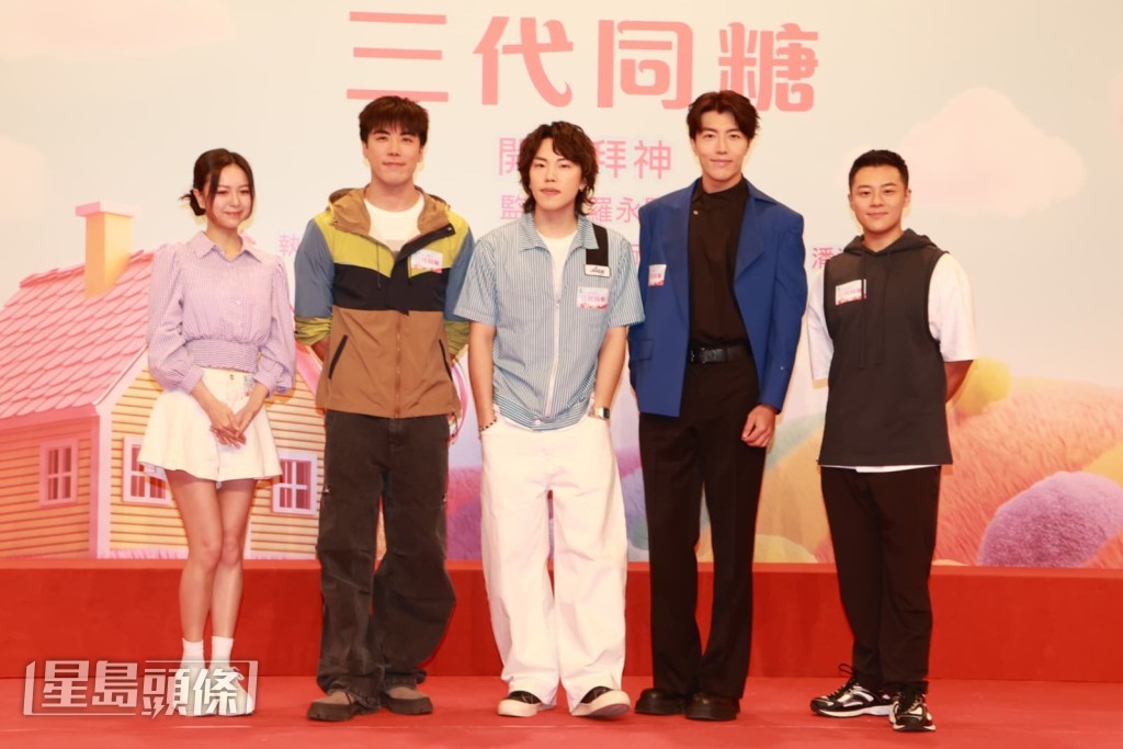 Jinny讚首次拍劇的趙浚承甚有天份。 Jinny讚首次拍劇的趙浚承甚有天份。