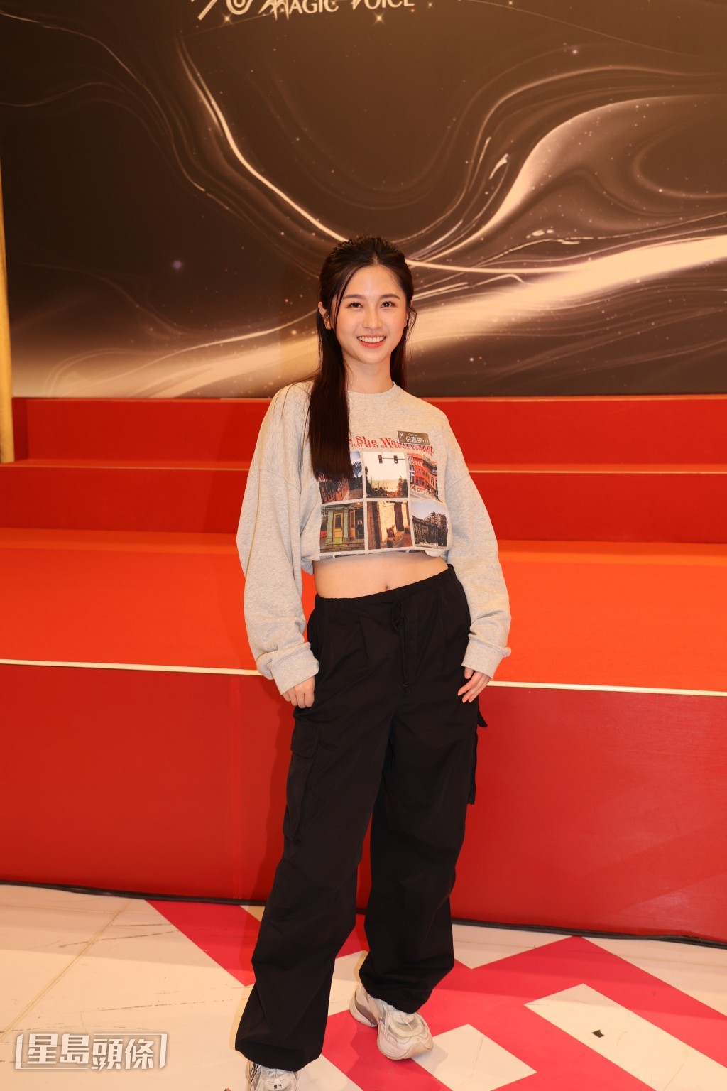 倪嘉雯喜歡唱歌和跳舞，指如果今次不參加，擔心會令自己後悔。