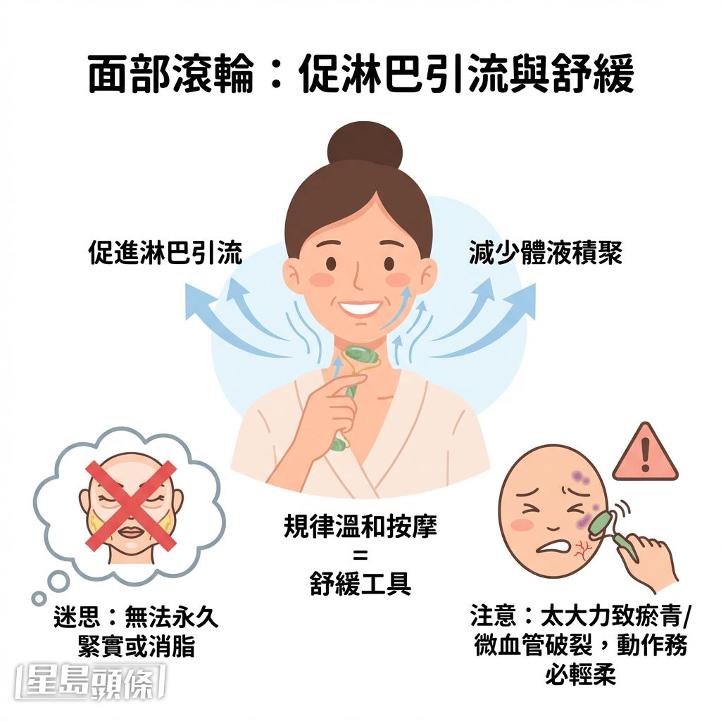 面部滾輪促淋巴引流 面部滾輪促淋巴引流