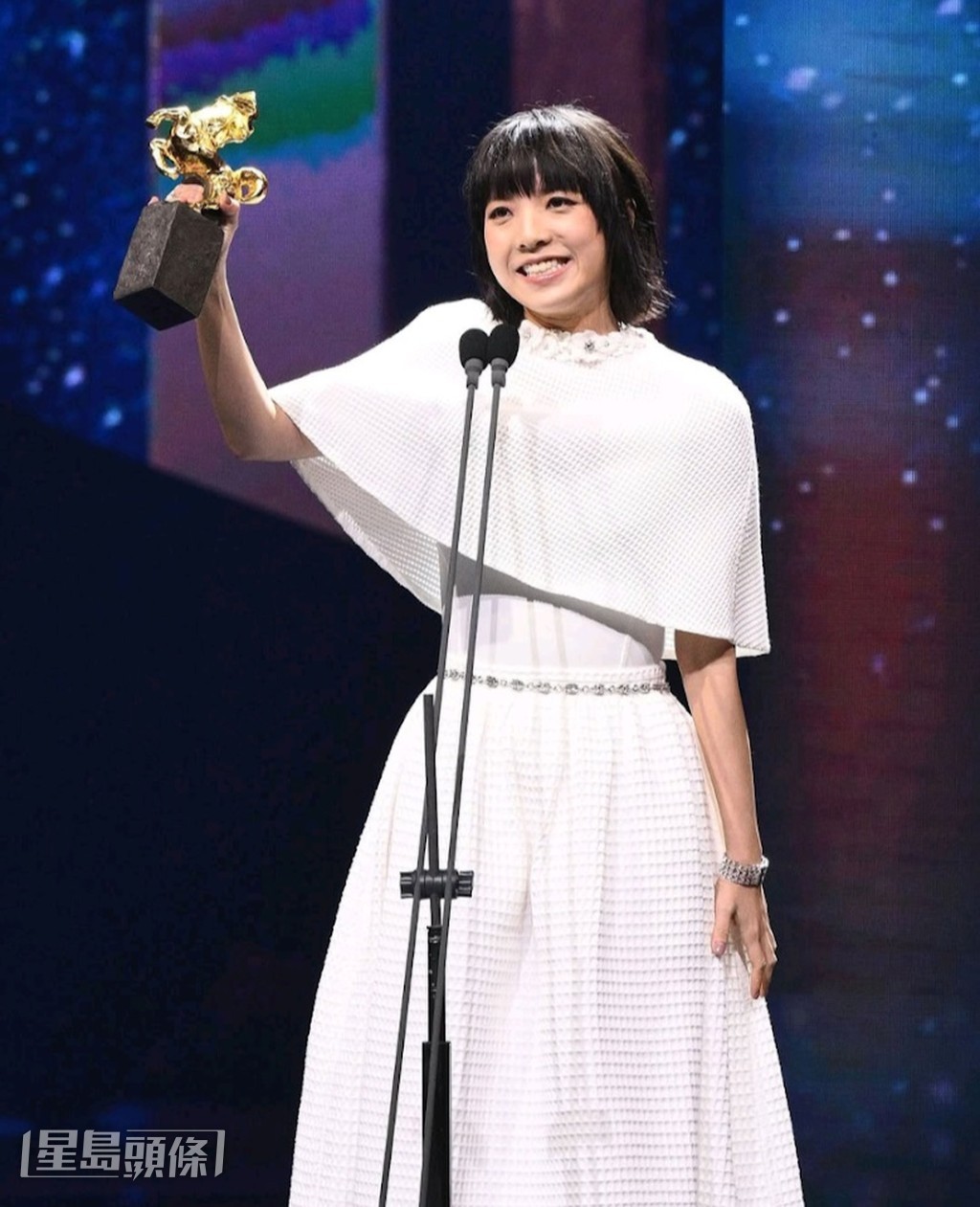 鍾雪瑩去年憑電影《看我今天怎麼說》成為台灣金馬獎最佳女主角。