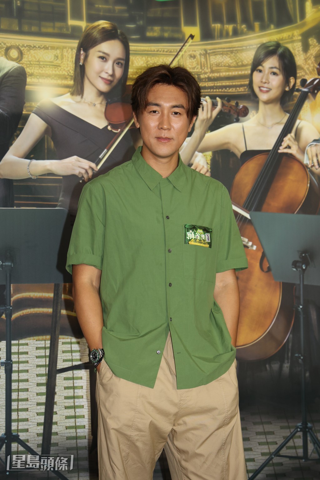 譚俊彥指自己的鋼琴是全家最弱。 譚俊彥指自己的鋼琴是全家最弱。