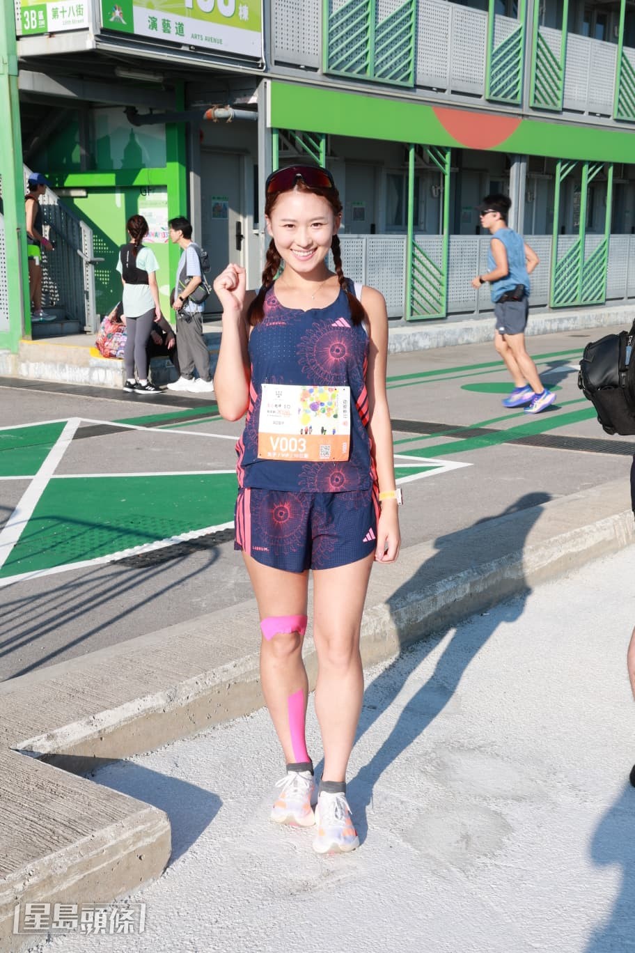 浜口愛子明年會挑戰全馬馬拉松。 浜口愛子明年會挑戰全馬馬拉松。