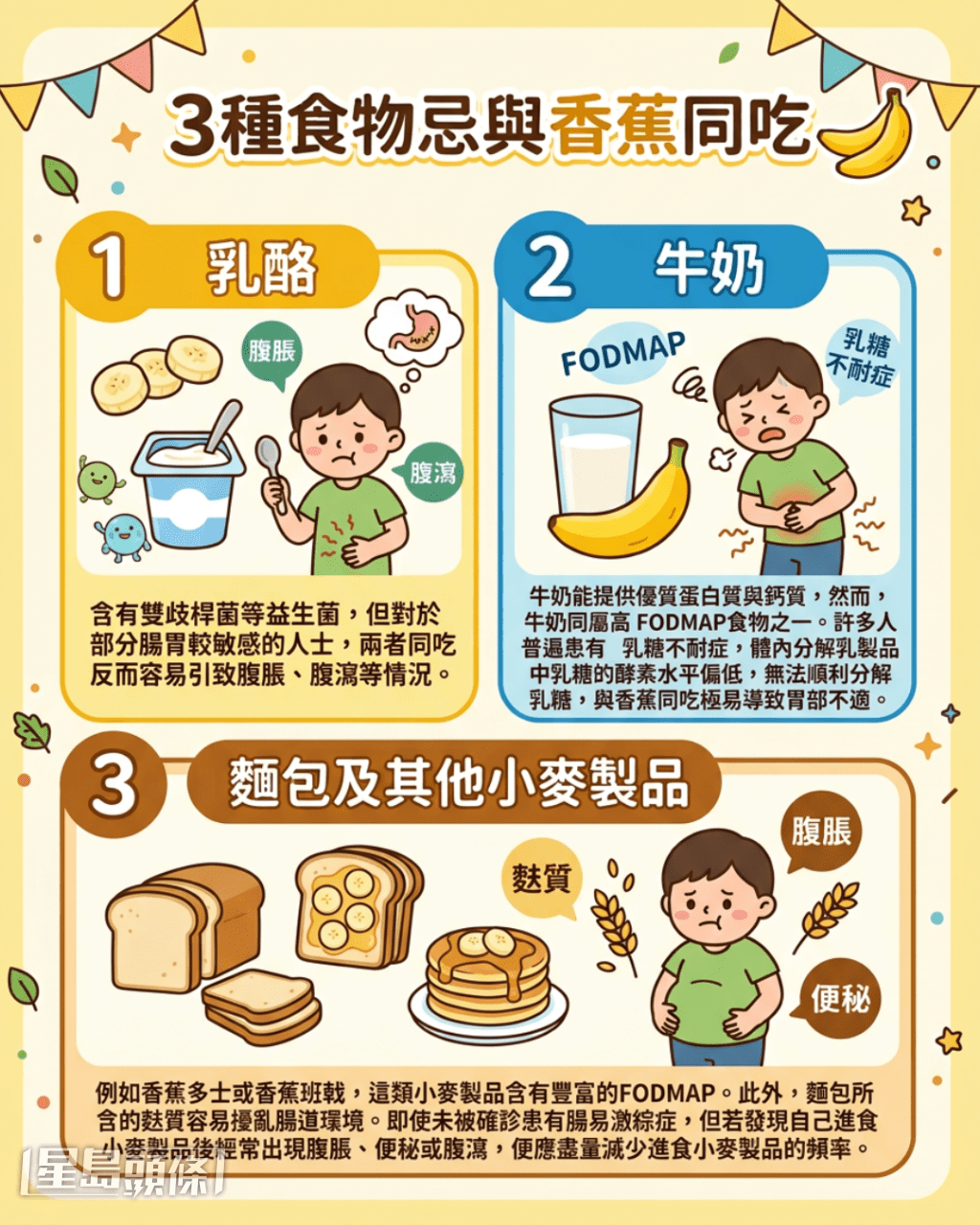 3种食物忌与香蕉同吃