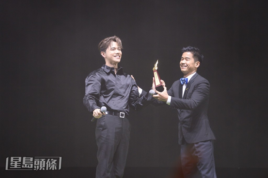 張敬軒在叱咤拉票成功，成為「我最喜愛的男歌手」。