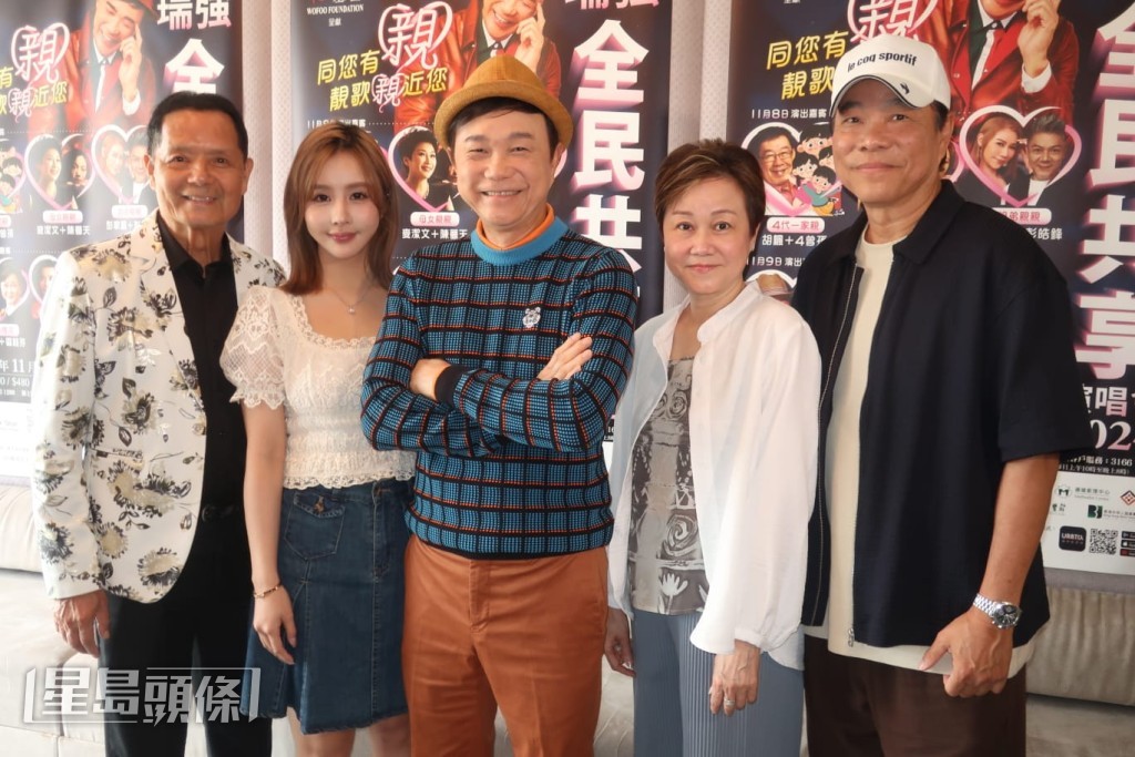 區瑞強又讚吳大強唱英文歌很有味道,與對方很夾。 區瑞強又讚吳大強唱英文歌很有味道,與對方很夾。