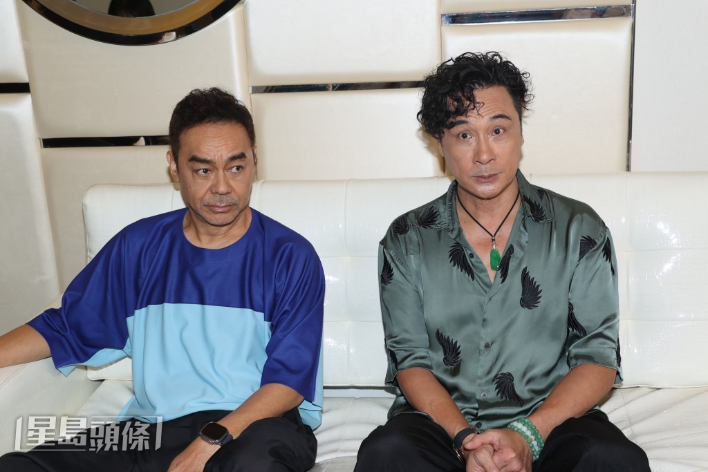鎮宇笑指:「同三哥唔熟就懶係多嘢傾啦!」 鎮宇笑指:「同三哥唔熟就懶係多嘢傾啦!」
