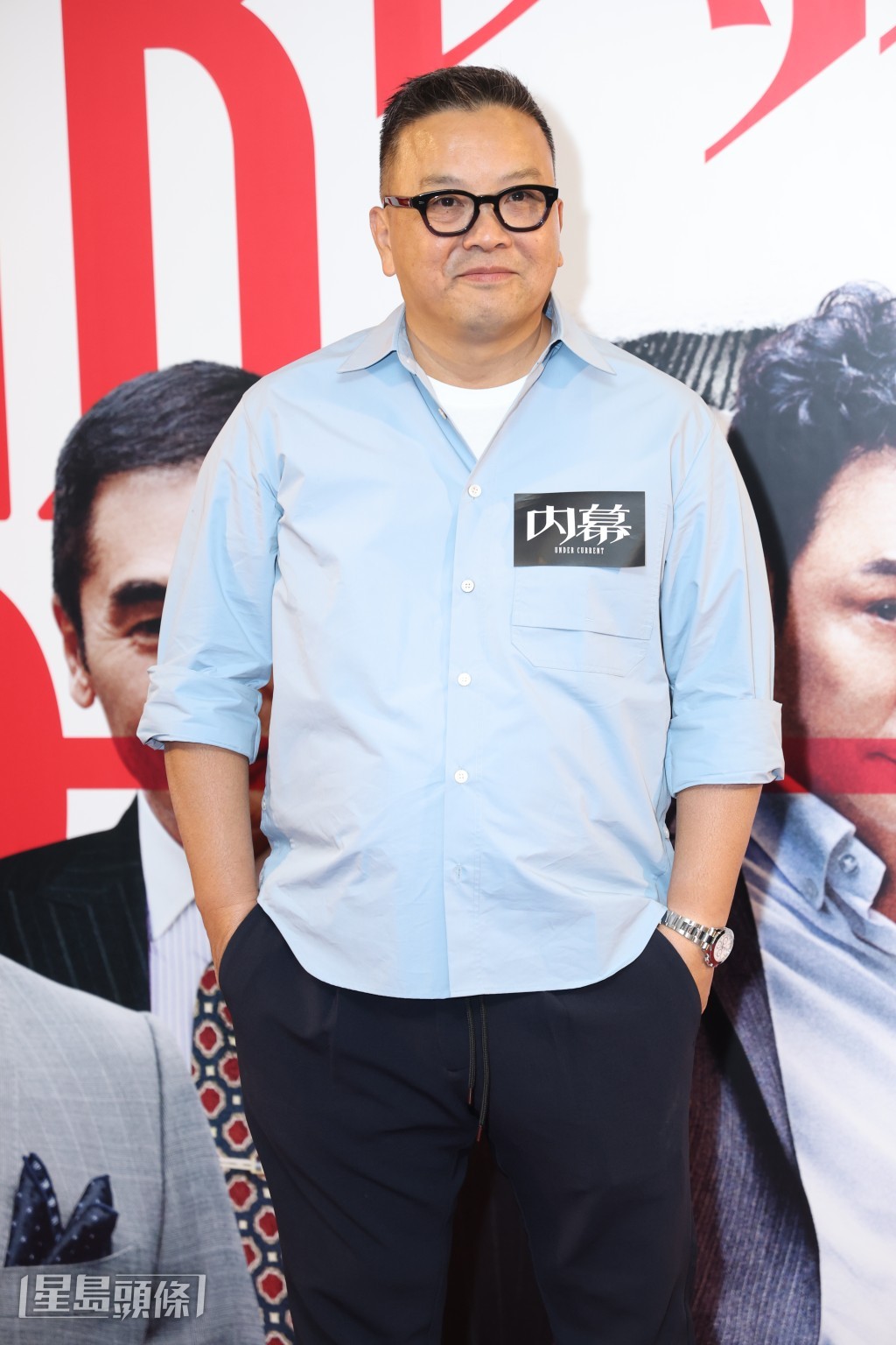 鎮宇笑指導演麥兆輝對動作戲要求多多，一時要他跑天台，一時又要他穿玻璃。