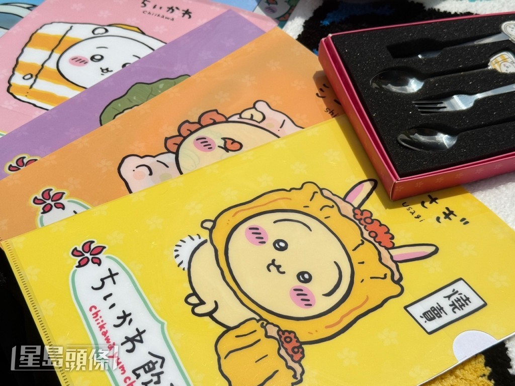推出多種Chiikawa主題產品。曹露尹攝 推出多種Chiikawa主題產品。曹露尹攝