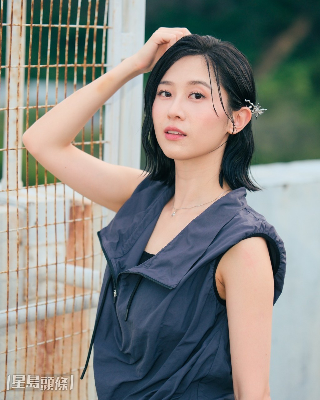 倪嘉雯說自己有所進步也因為從隊友身上偷師。