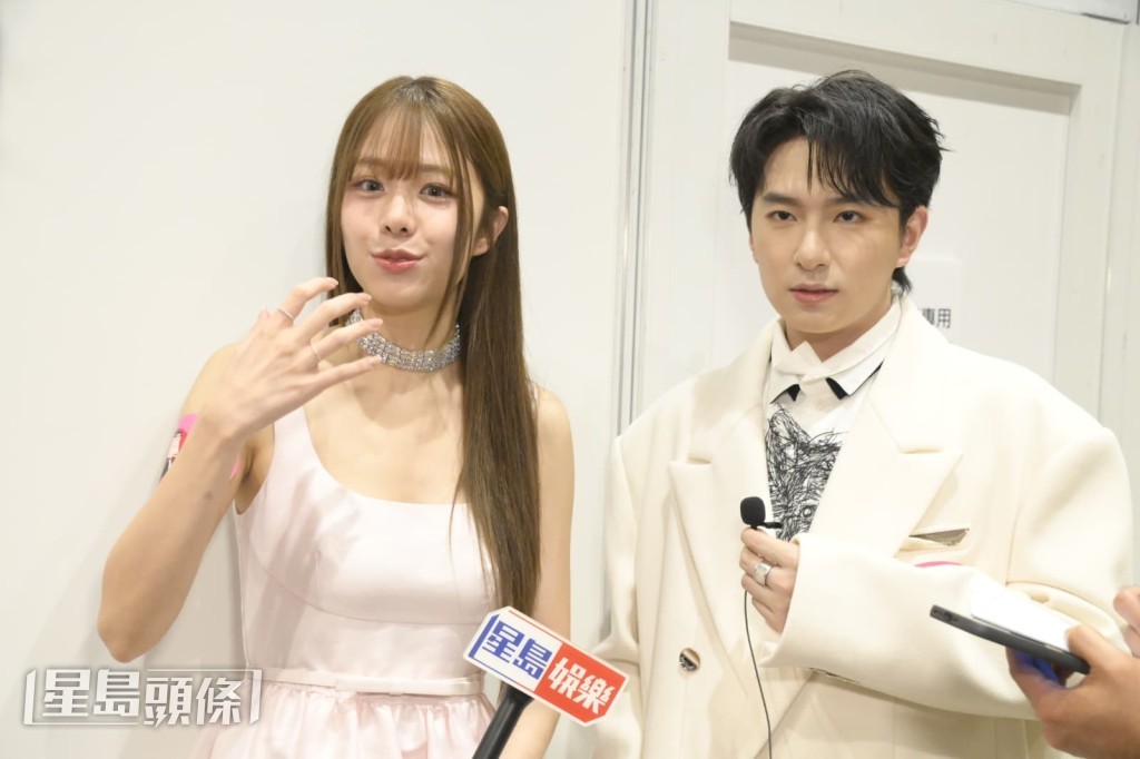 兩人是「馬仔和馬女」，今年會犯太歲，胡子貝表示自己已相約人一起去拜神，莊子璇也表示已和經理人一起去攝太歲。