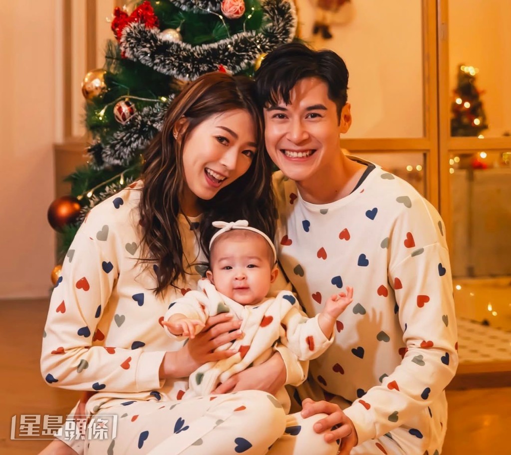 Shiga與半歲大B女Camila,齊齊感冒、發燒。 Shiga與半歲大B女Camila,齊齊感冒、發燒。