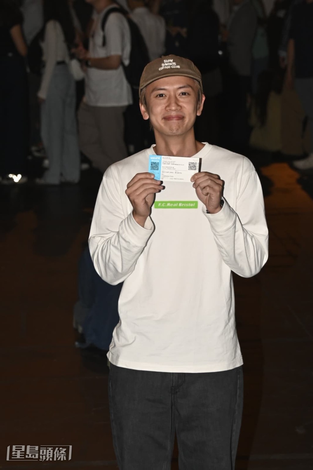 Marf男友林家熙(Locker)到場支持。 Marf男友林家熙(Locker)到場支持。