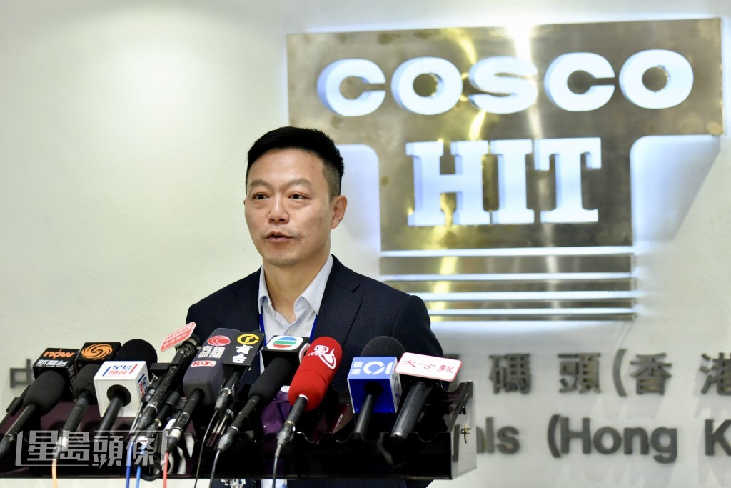 中远-国际货柜码头副董事总经理兼亚洲货柜码头董事总经理邵永明。 中远-国际货柜码头副董事总经理兼亚洲货柜码头董事总经理邵永明。