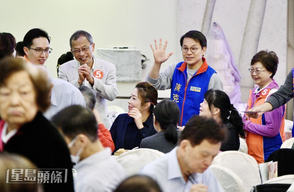 民建聯選舉活動。資料圖片 民建聯選舉活動。資料圖片
