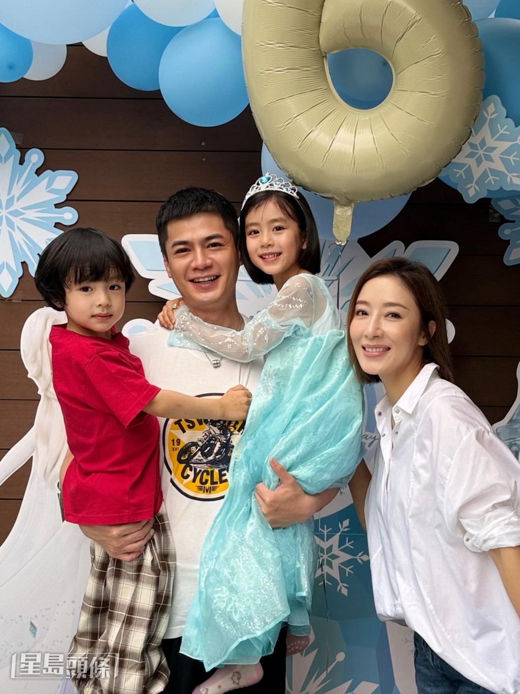 上個月，羅子溢囡囡6歲生日。