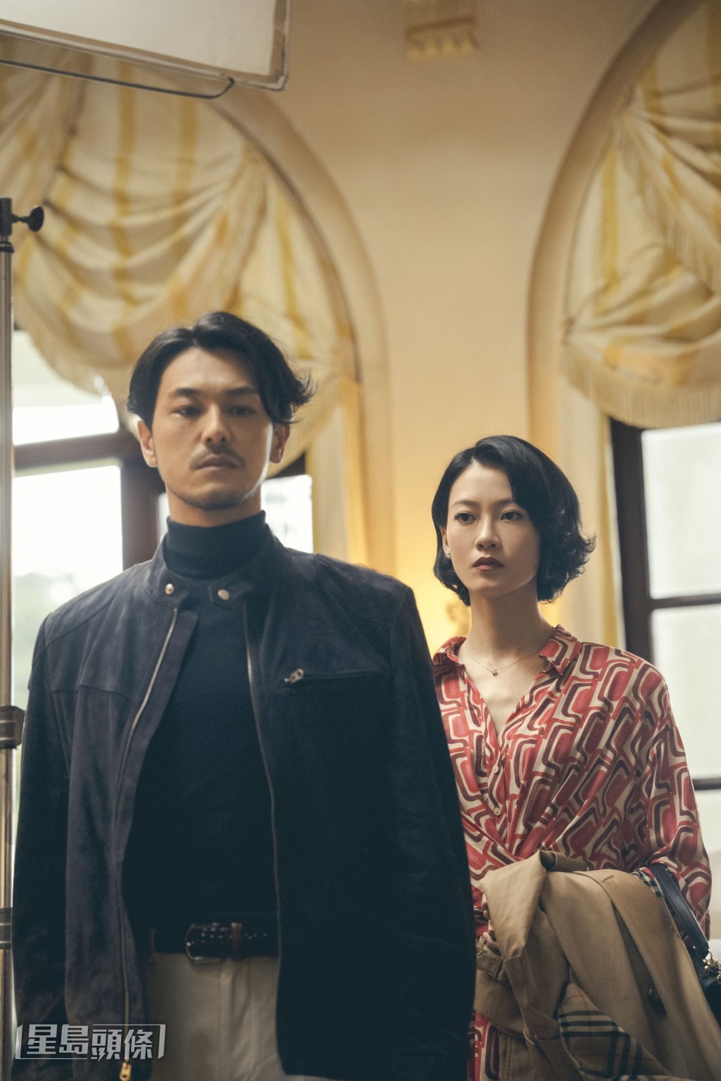 兩人曾合作電影《毒舌大狀》。 兩人曾合作電影《毒舌大狀》。