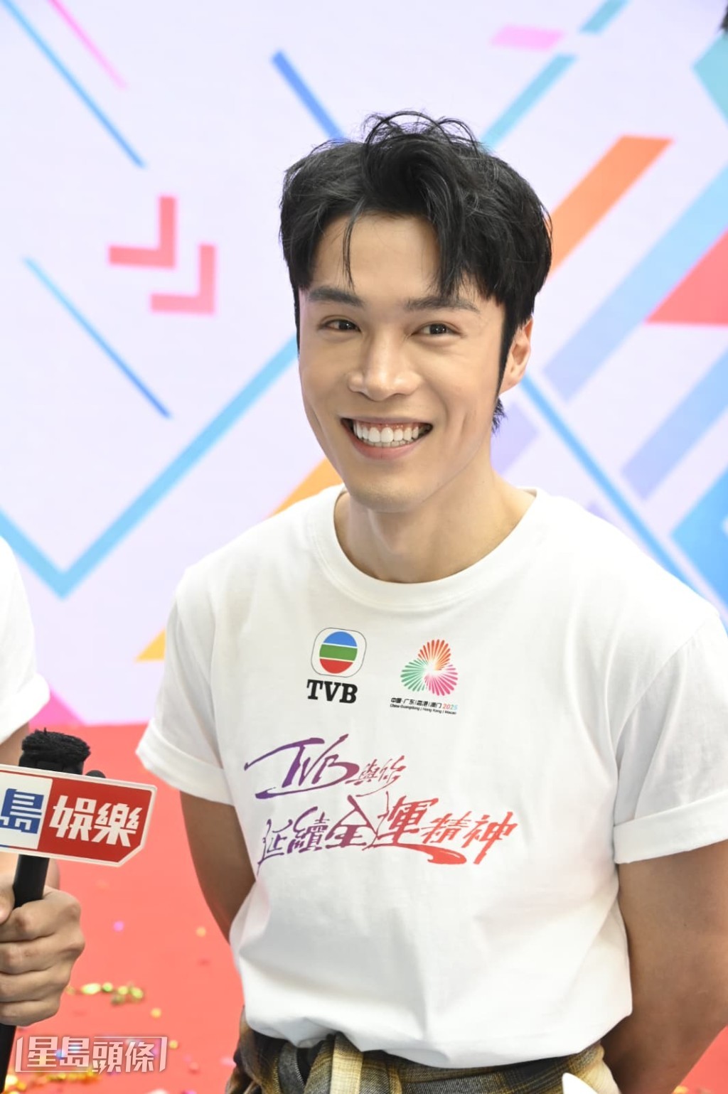 丁子朗表示迷上了公路單車。 丁子朗表示迷上了公路單車。