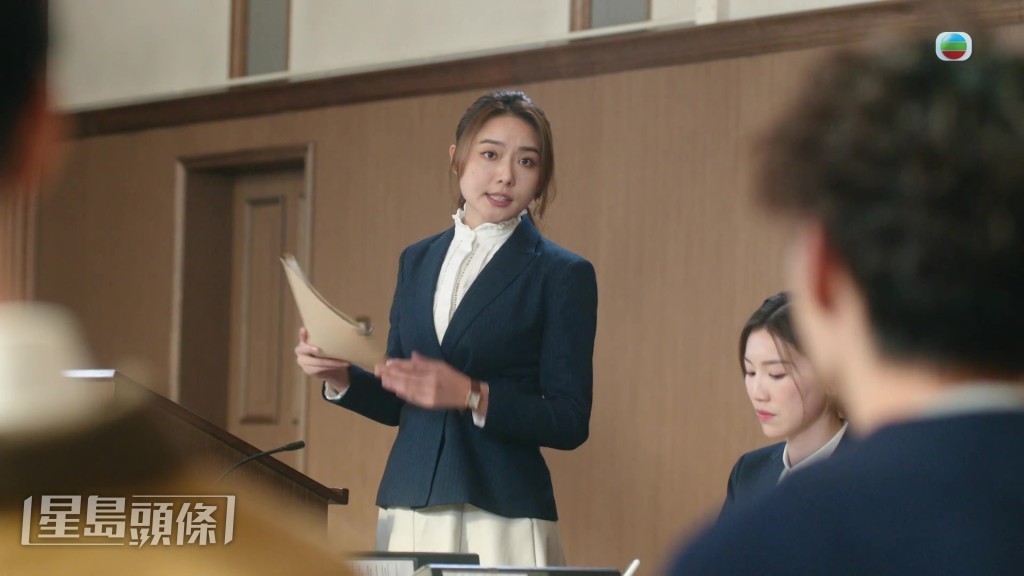 戴祖儀有份在劇集《正義女神》飾演檢控官。