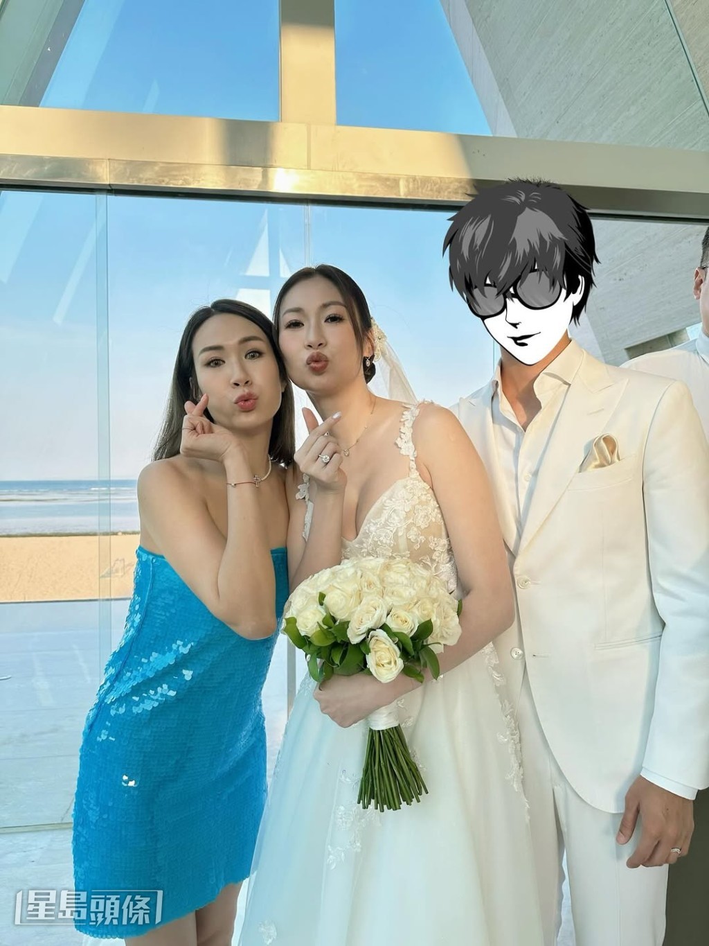 莊思敏只與老公舉行婚禮，二人並沒有簽字註冊。