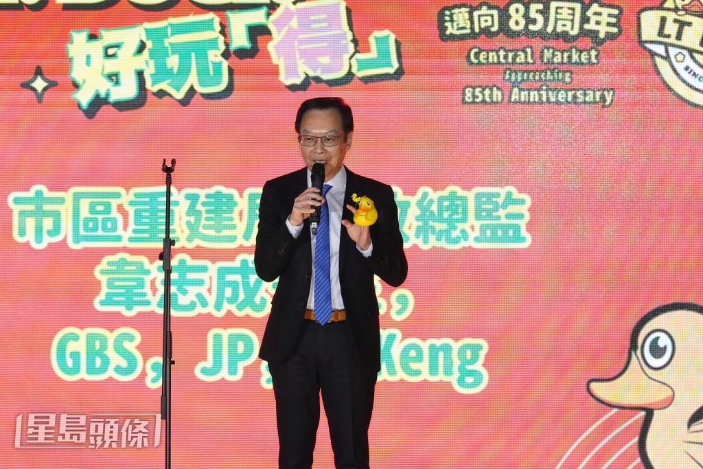 市區重建局行政總監韋志成。葉健豪攝 市區重建局行政總監韋志成。葉健豪攝