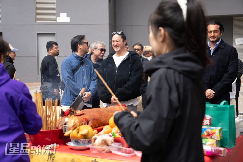 監製陳子聰康復後精神奕奕地首次現身。