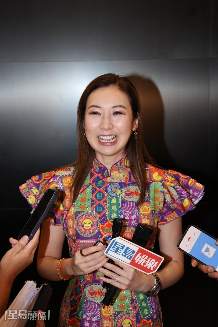 莊思敏笑言以後不提及家庭事。 莊思敏笑言以後不提及家庭事。