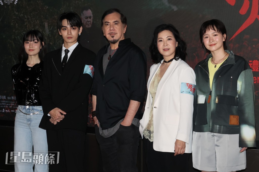 歐鎮灝今晚(3日)出席電影《不赦之罪》首映。 歐鎮灝今晚(3日)出席電影《不赦之罪》首映。